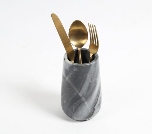 Grey Marble Classic Cutlery Holder-0